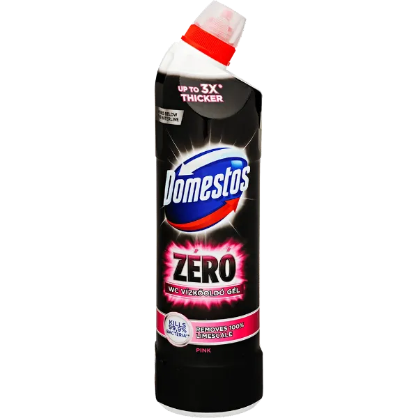 DOMESTOS ZÉRÓ WC vízkőoldó gél, fertőtlenítő hatással 750ml Pink termékhez kapcsolódó kép