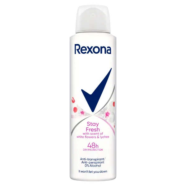 Rexona MotionSense Stay Fresh White Flowers & Lychee izzadásgátló 150 ml termékhez kapcsolódó kép