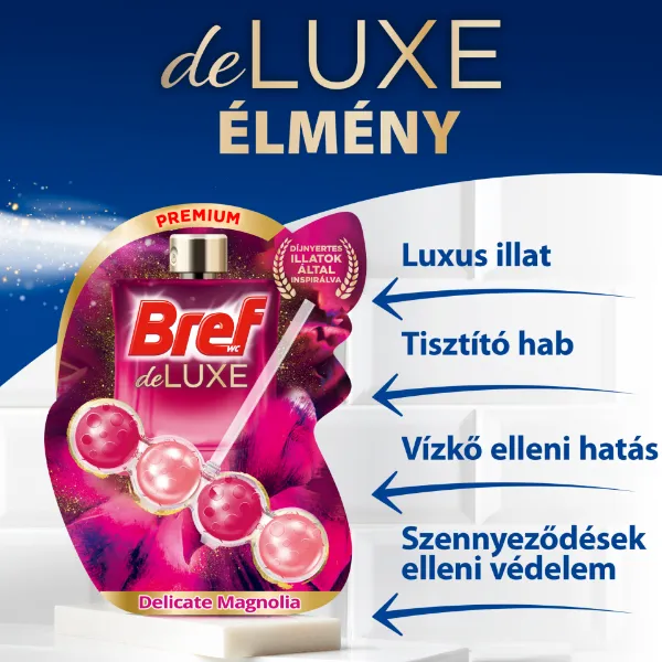 Bref Deluxe Delicate Magnolia WC frissítő 3 x 50 g termékhez kapcsolódó kép