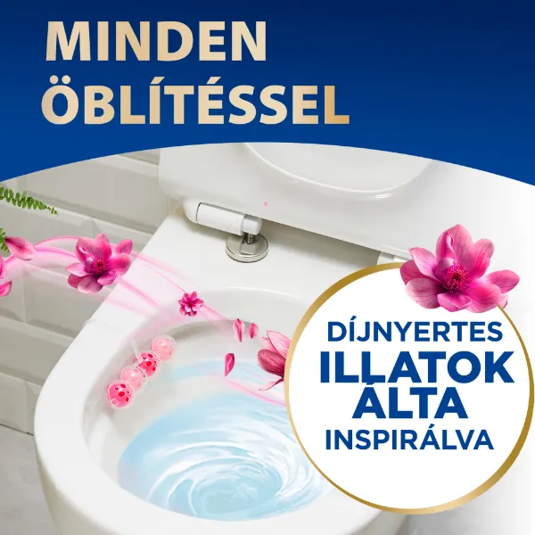 Bref Deluxe Delicate Magnolia WC frissítő 3 x 50 g termékhez kapcsolódó kép