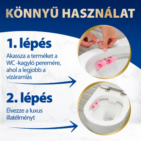 Bref Deluxe Delicate Magnolia WC frissítő 3 x 50 g termékhez kapcsolódó kép