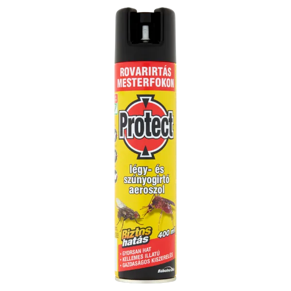 Protect légy- és szúnyogirtó aeroszol 400 ml termékhez kapcsolódó kép