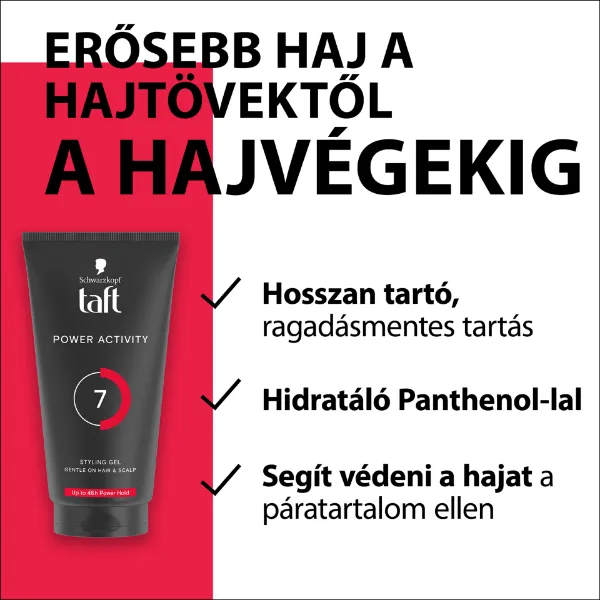 Taft Power Activity hajzselé 150 ml  termékhez kapcsolódó kép