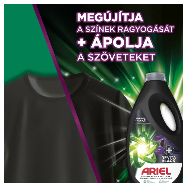 Ariel Folyékony Mosószer 3l, 60 Mosáshoz, +Revitablack termékhez kapcsolódó kép