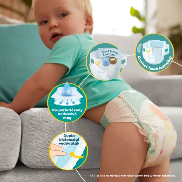 Pampers Active Baby pelenka - havi pelenkacsomag, Méret: 6, 128 db Pelenka, 13kg - 18kg termékhez kapcsolódó kép