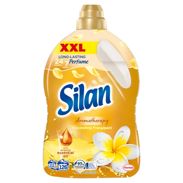 Silan Aromatherapy Fascinating Frangipani textilöblítő koncentrátum 126 mosás 2772 ml termékhez kapcsolódó kép