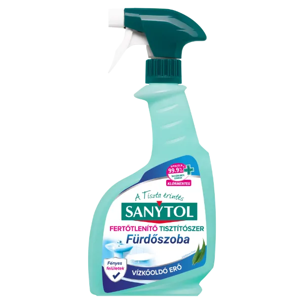Sanytol fertőtlenítő fürdőszobai tisztítószer eukaliptusz illattal 500 ml termékhez kapcsolódó kép