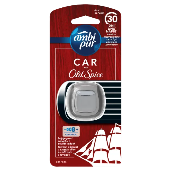 Ambi Pur Car Old Spice Légfrissítő Kezdőkészlet 1 Db termékhez kapcsolódó kép
