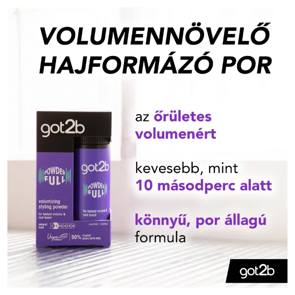 got2b Powderfull dúsító hajformázó por 10 g termékhez kapcsolódó kép
