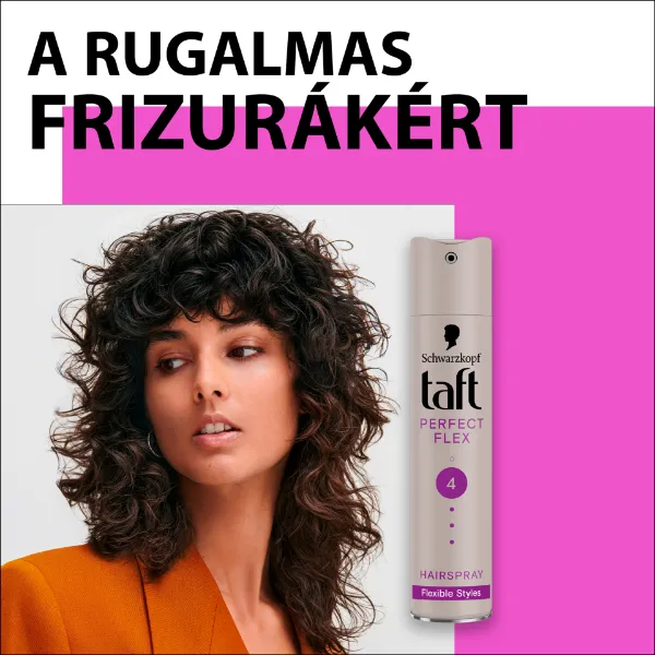 Taft Perfect Flex hajlakk minden hajtípusra 250 ml termékhez kapcsolódó kép