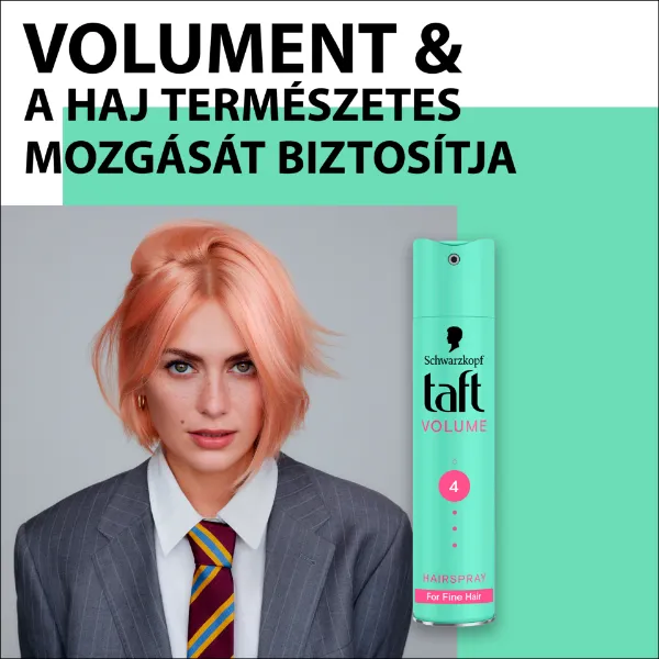 Taft Volume hajlakk vékonyszálú hajra 250 ml termékhez kapcsolódó kép