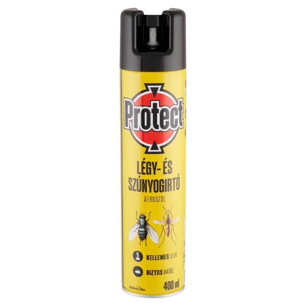Protect légy- és szúnyogirtó aeroszol 400 ml termékhez kapcsolódó kép