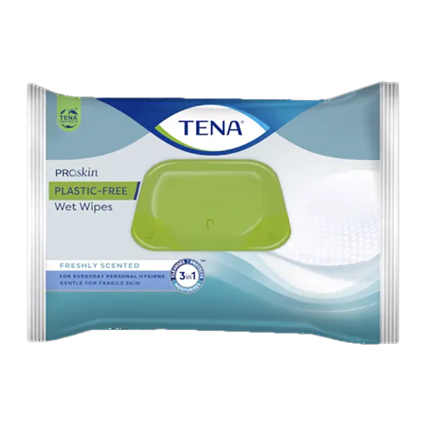 Tena ProSkin műanyagmentes nedves törlőkendő 48 db termékhez kapcsolódó kép