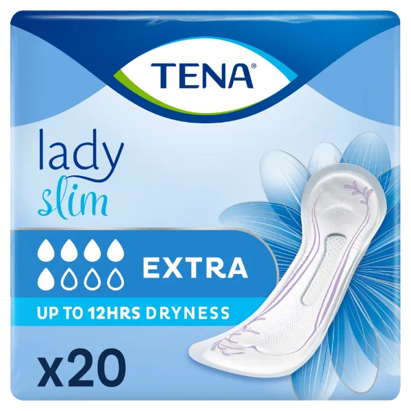 Tena Lady Slim Extra puha inkontinenciabetét rendszeres vizeletvesztésre 20 db termékhez kapcsolódó kép