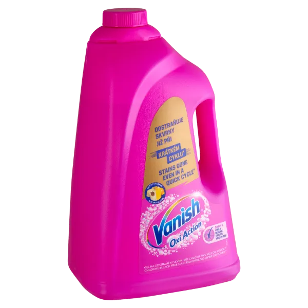 Vanish Oxi Action Folyékony Folteltávolító, PINK, 4l termékhez kapcsolódó kép