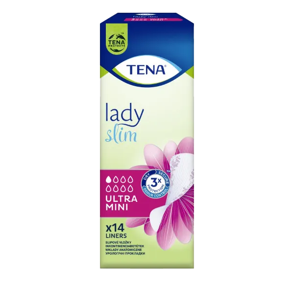 Tena Lady Slim Ultra Mini inkontinencia betét 14 db termékhez kapcsolódó kép