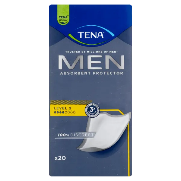 Tena Men Level 2 férfi inkontinencia betét 20 db termékhez kapcsolódó kép