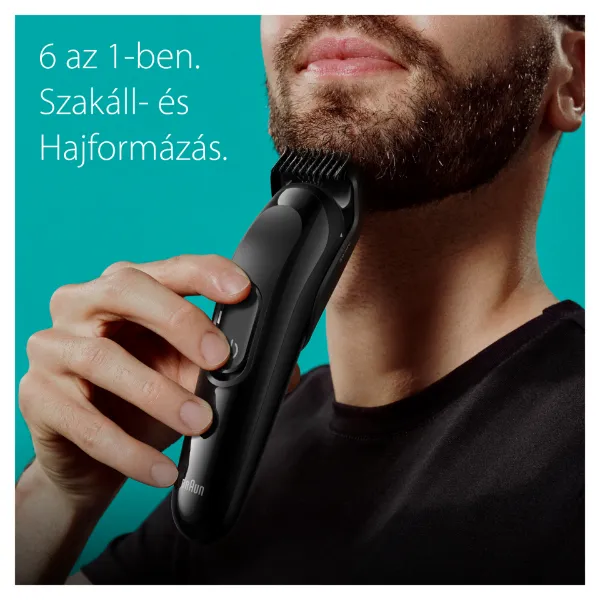 Braun All-In-One Series 3 MGK3410 Formázókészlet, 6 az 1-ben Készlet Szakállhoz, Hajhoz és Egyébhez termékhez kapcsolódó kép