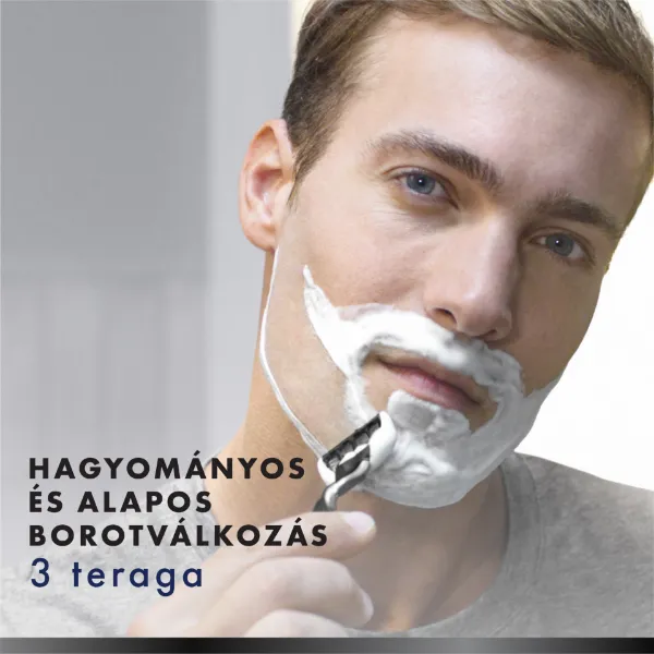 Gillette Mach3 Charcoal Borotva Férfiaknak, 1 Gillette Borotva,, 2 db Borotvabetét termékhez kapcsolódó kép