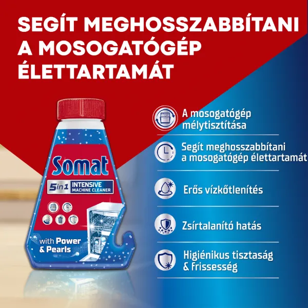 Somat Duo Power Experts mosogatógép tisztító 250 ml termékhez kapcsolódó kép