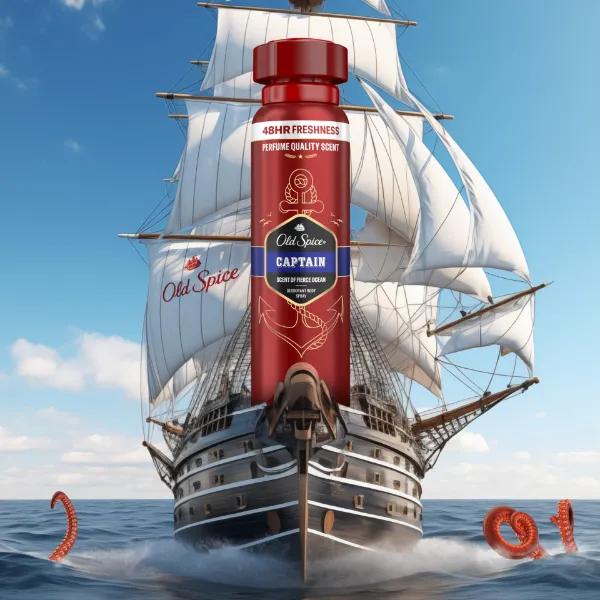 Old Spice Captain Deo Spray Férfiaknak, 150 ml termékhez kapcsolódó kép
