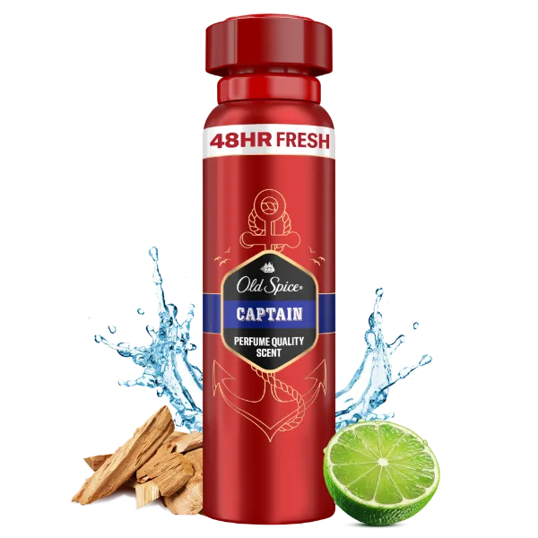 Old Spice Captain Deo Spray Férfiaknak, 150 ml termékhez kapcsolódó kép